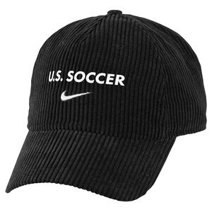 USMNT Nike Corduroy Club Flex Hat - Black